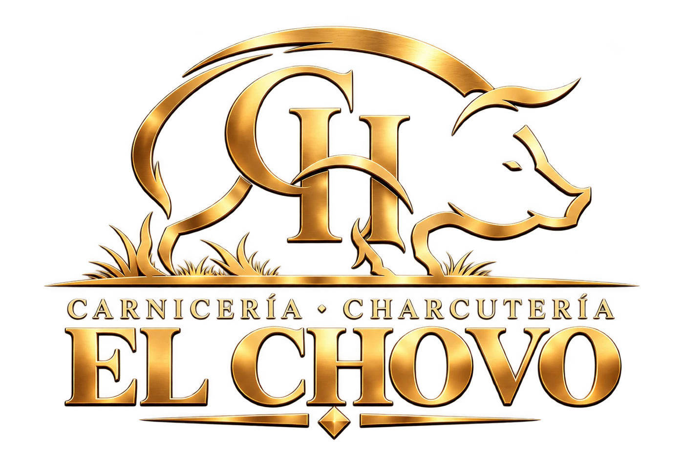 Carnicería · Charcutería El Chovo, logotipo oficial